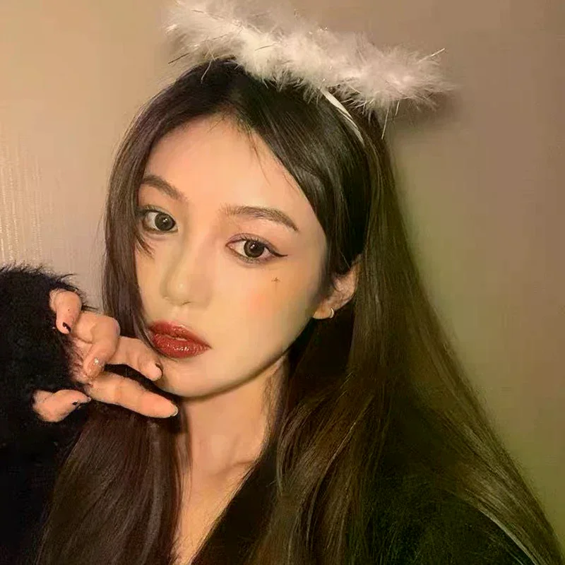 Christmas Performances Party Favor Angel Headband Cosplay Costume Outfit Halo High Quality