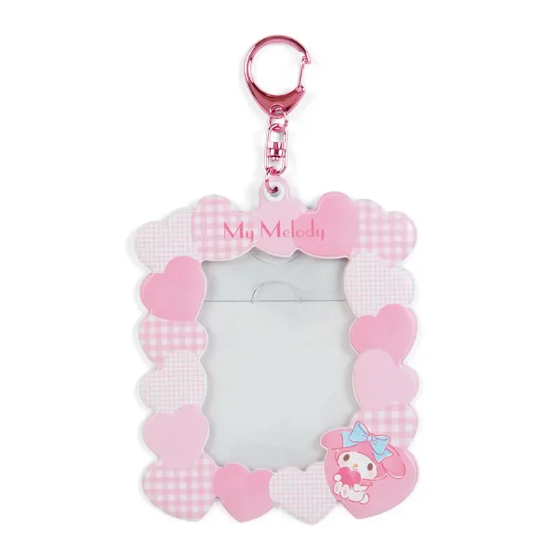 

Love Sanrio Card Holder Clip Keychain Meal Card Bus Card Pompom Purin Mymelody Kuromi Cinnamoroll Cartoon Kawaii Anime Plush Toy