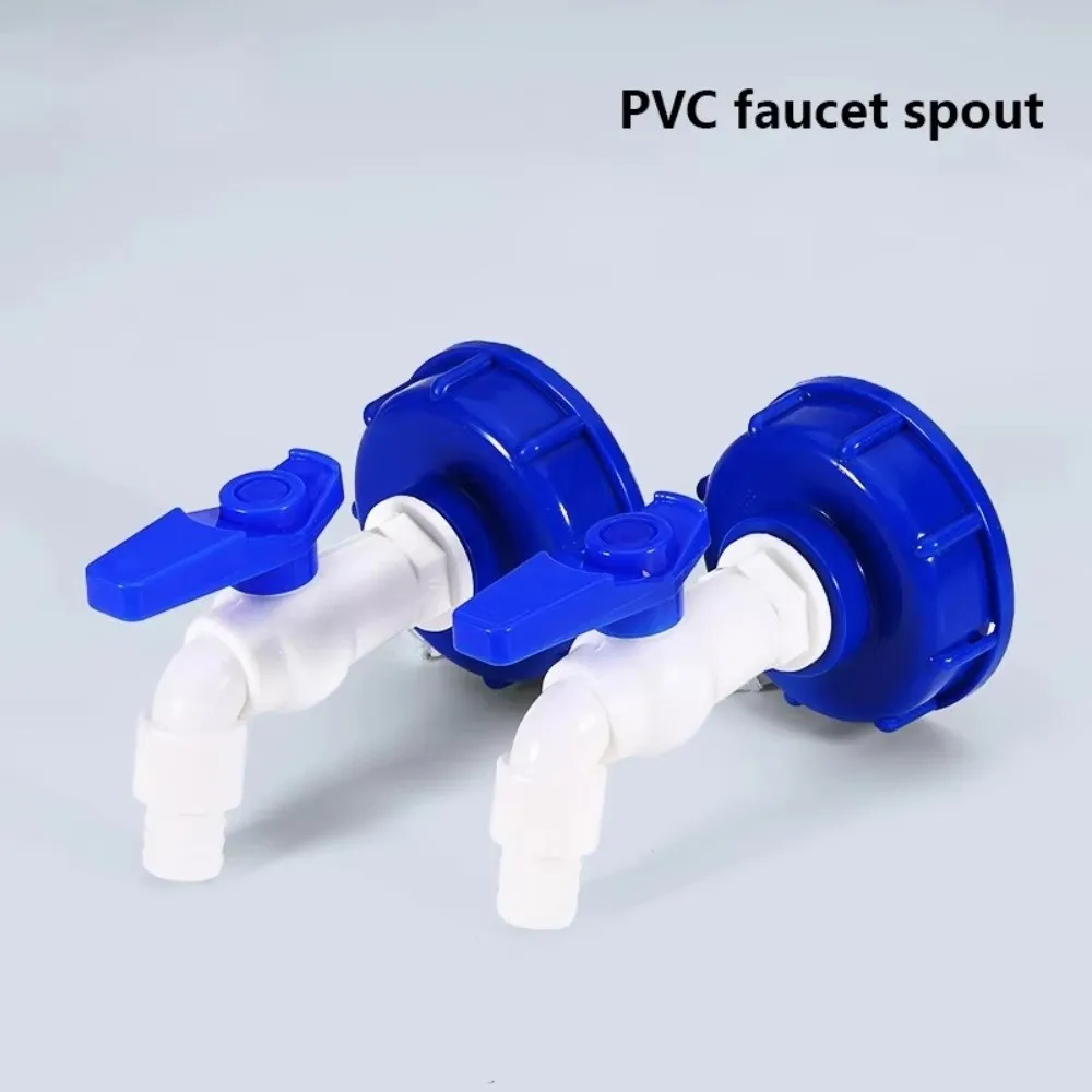Leak-Proof IBC Tank Tap Adapter Valve Easy Open Close Acid Alkali Resistant Water Tank Faucet Plastic IBC Container Faucet