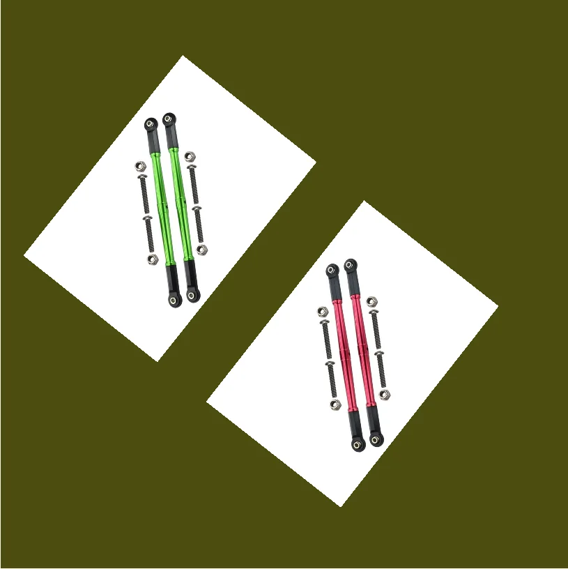 Aluminiowe regulowane górne łączniki zawieszenia tylnego do LOSI 1/10 Baja Bey