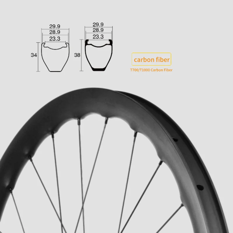 TAGOOLA DAO38 Bridge Carbon Wheelset Disc Brake 700c Carbon Rim Center Lock Road Bike Wheelset DT240 Hub Rim Road Racing Wheel