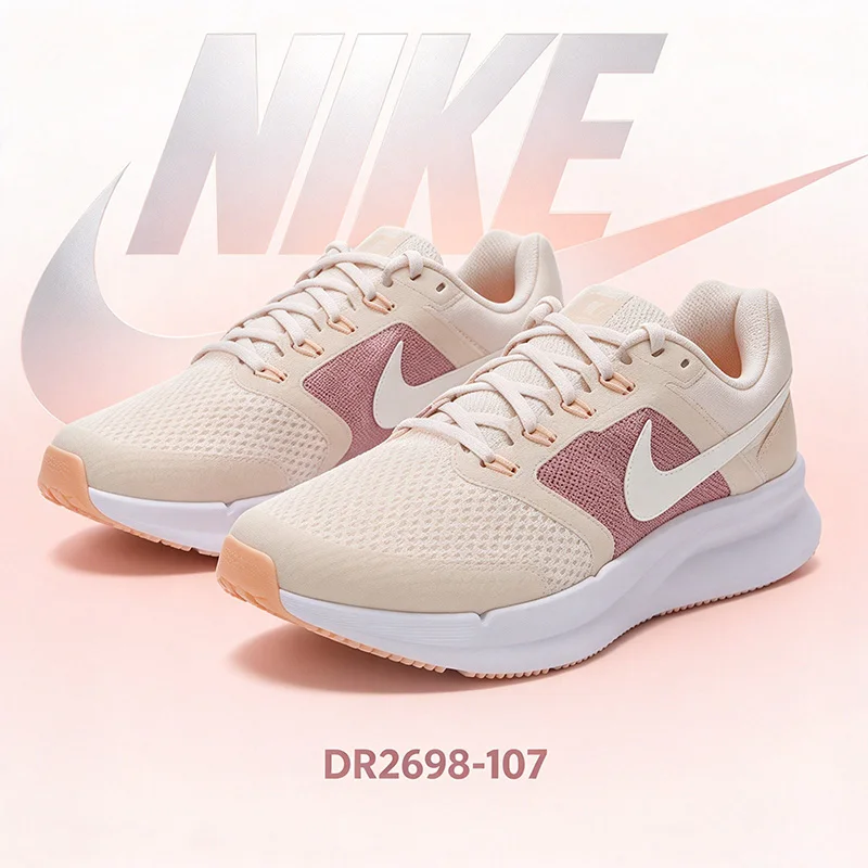 Nike Authentic Women's Sports Shoes - Lightweight Running Shoes, Fitness Mesh Shoes, Thick-Tread Shoes DR2698-107