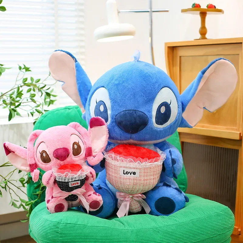 

Disney 30/60 см комплект розы стежка кукла ангел межзвездный каваи плюшевая игрушка большая мультяшная кукла подарок на день Святого Валентина