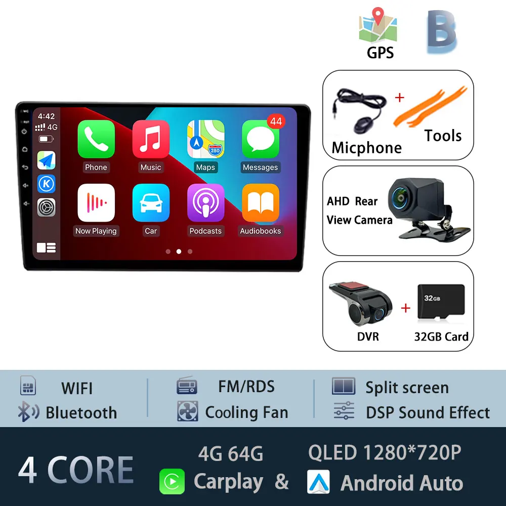 Voor Hyundai Azera 2006-2010 Android 15 Carplay Auto Radio Recorder Multimedia Speler Geen 2din GPS Navigatie Auto accessoires