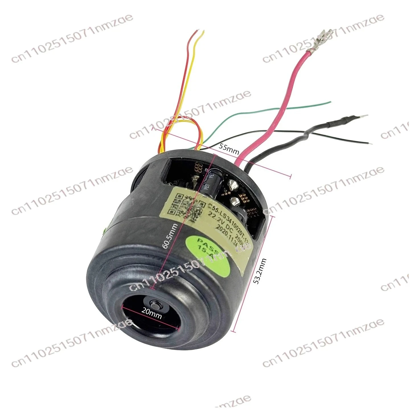 21.6V 22.2V 200W High Speed Handheld Vacuum Cleaner 55mm Brushless Blower with Drive second-hand