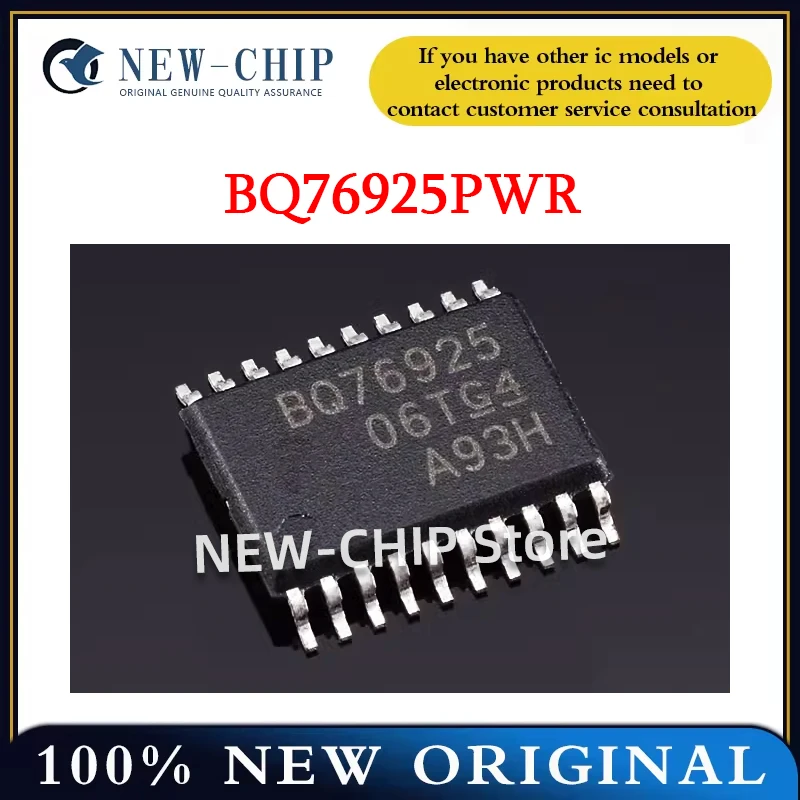 5PCS-100PCS/LOT  BQ76925PWR  Screen printing BQ76925 Battery management TSSOP20  New Original  BQ76925PW