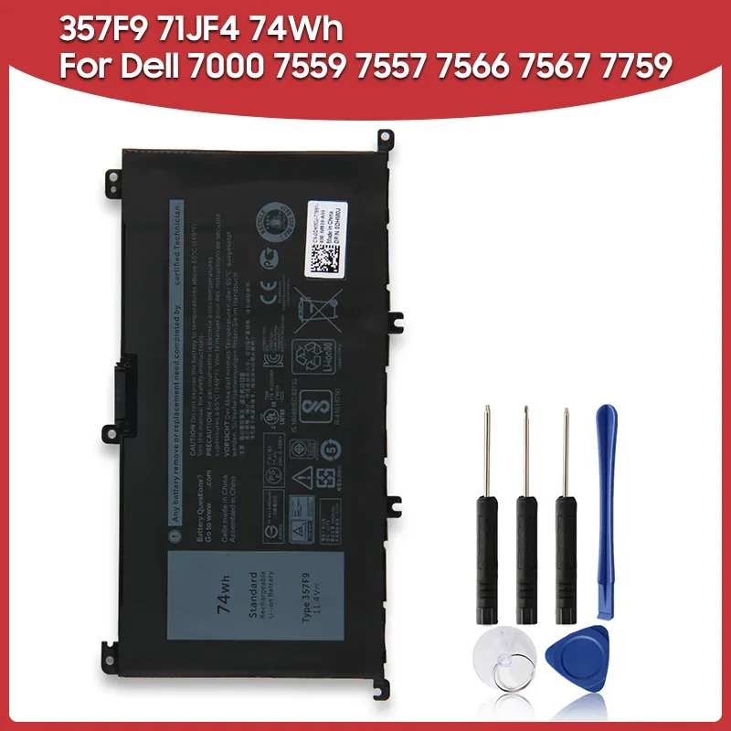 Replacement Battery 357F9 71JF4 For Dell Inspiron 15