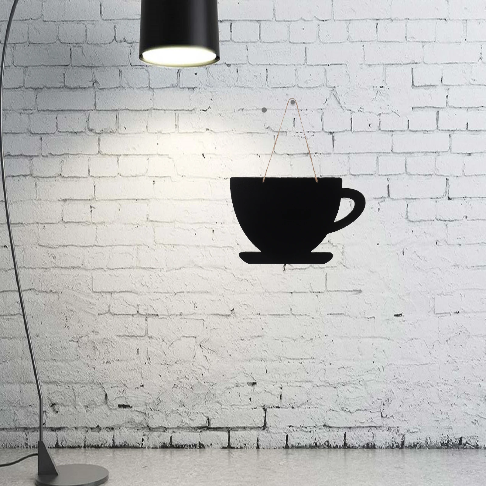 Pizarras colgantes, tablero de mensajes de madera, Material, fácil escritura, limpieza, diseño de cordón, exhibición decorativa, 1 Uds.