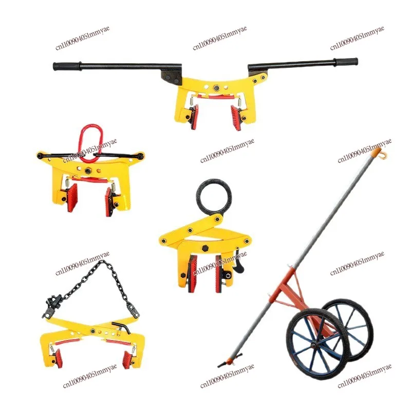 تركيبات الحجر، مشبك بلاطة الحجر، مشبك بلاطة كبير مزدوج الرفع، كماشة رفع الرخام الحجرية على جانب الطريق #1