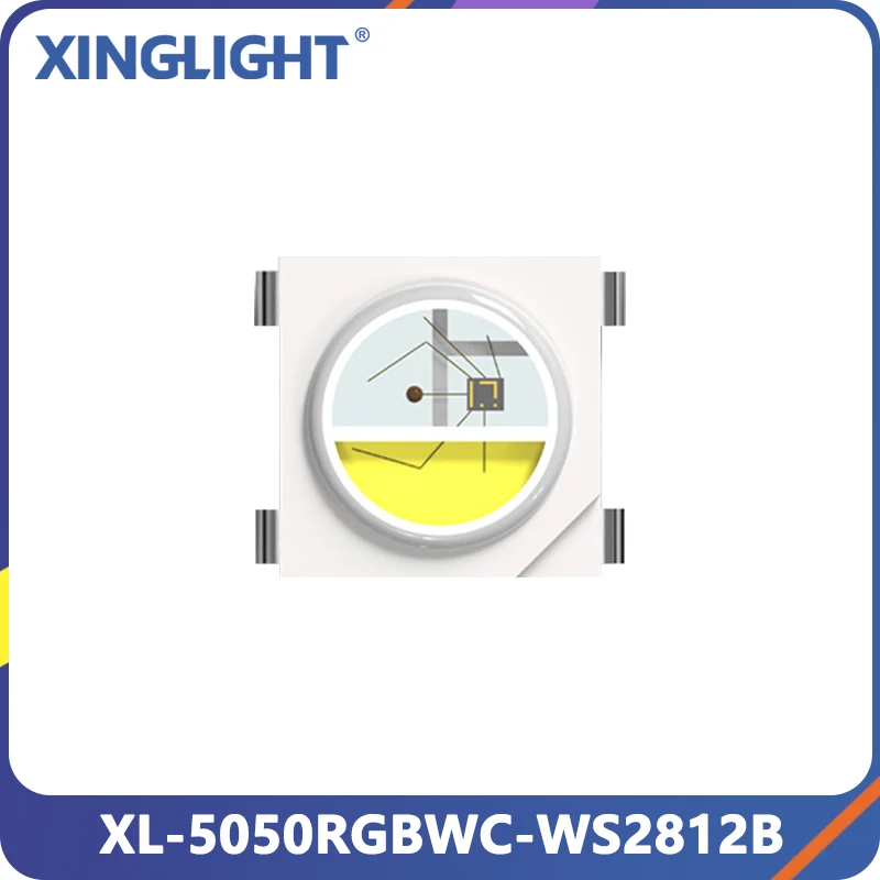 10pcs 5050rgbw Colorful Integrated Circuit Control Driver XL-5050RGBWC White Light WS2812 LED Diode