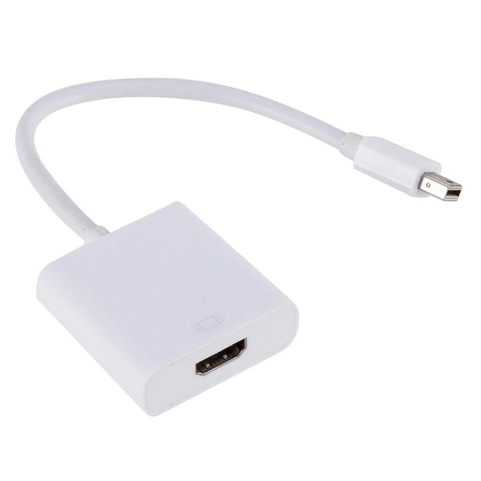 كابل محول Mini DP إلى HDMI متوافق مع Mini DisplayPort ذكر إلى محول متوافق مع HDMI لجهاز Apple Mac Macbook Pro Air
