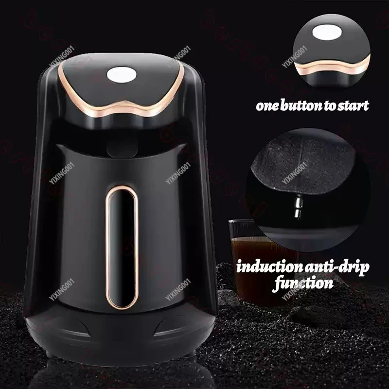 250ml Stainless Steel Turkish Coffee Pot Portable Ibrik Coffee Maker for Home Office And Camping