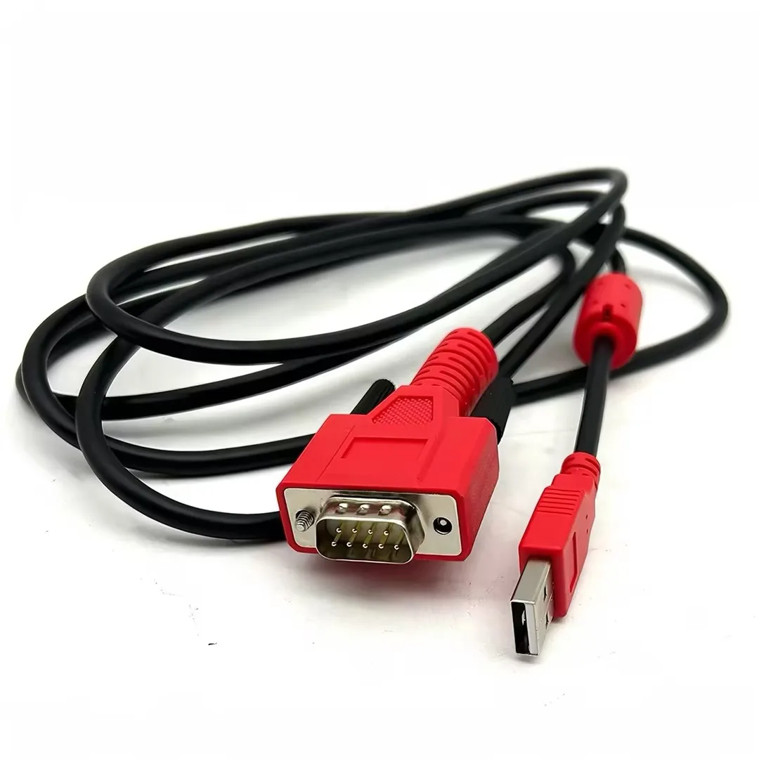 DTS Diagnostic Cable 9 Pin To USB OBD Test Connection Cable 9‑Hole Main Line for DTS Detector Flashing Programming Data Line