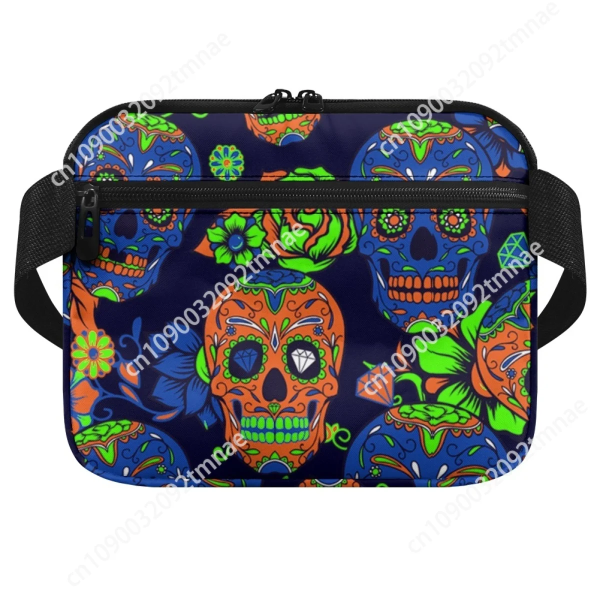 Halloween benutzer definierte Krankens ch wester Gürtel tasche Zucker Schädel Horror-Stil Designer lässig Frauen Hüft tasche Veranstalter Tasche medizinischen Werkzeug halter