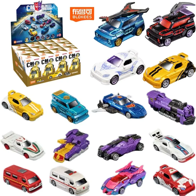 Originale BLOKEES WHEELS C04 Transformers Toy Blind Box Car Bumblebee Soundwave Bug Bite Optimus Prime Action Figures Regalo