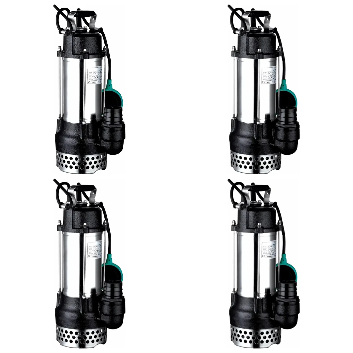 High-Pressure Single Stage Centrifugal Stainless Steel Sump Pump Double Water & Sewage Waste Suction Pump
