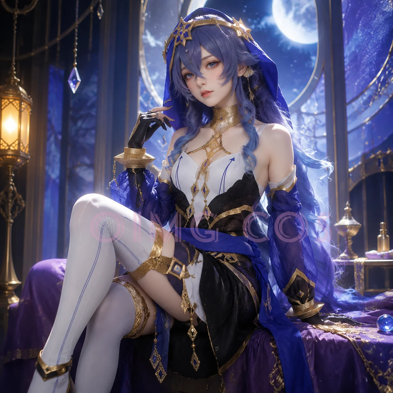 Party Games For Adults - Kostum Cosplay Layla Genshin Impact untuk
