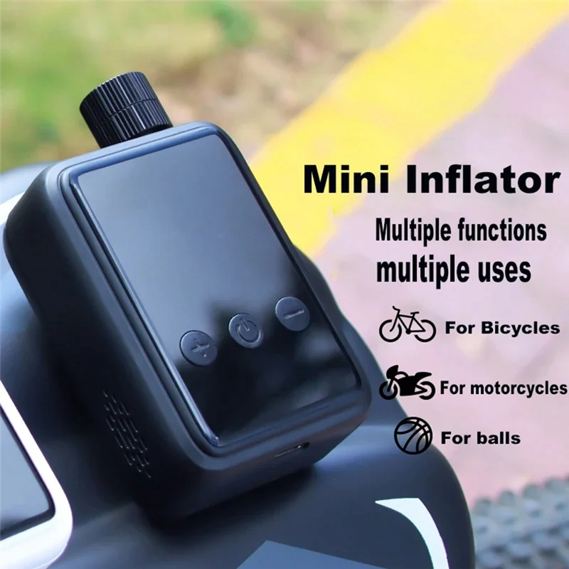 

FSTE-Mini Portable Bicycle Pump 150PSI Pump With Digital PSI Pressure Gauge Motocycle MTB Road Bike Tire Inflator