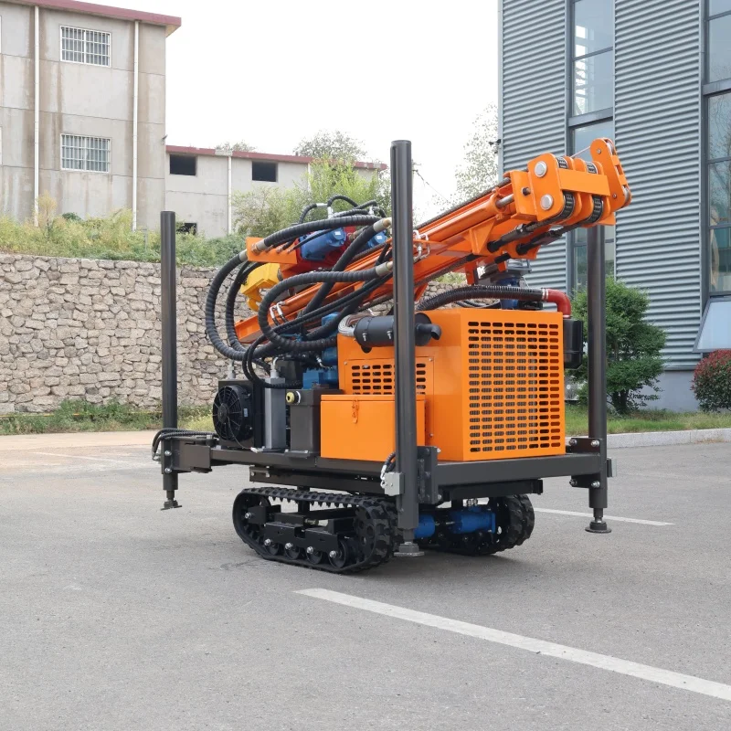 Customized High Torque Wheeled Rotary Rig 200M Strong Lifting Reliable Powerful Deep Water Well Drilling Rig