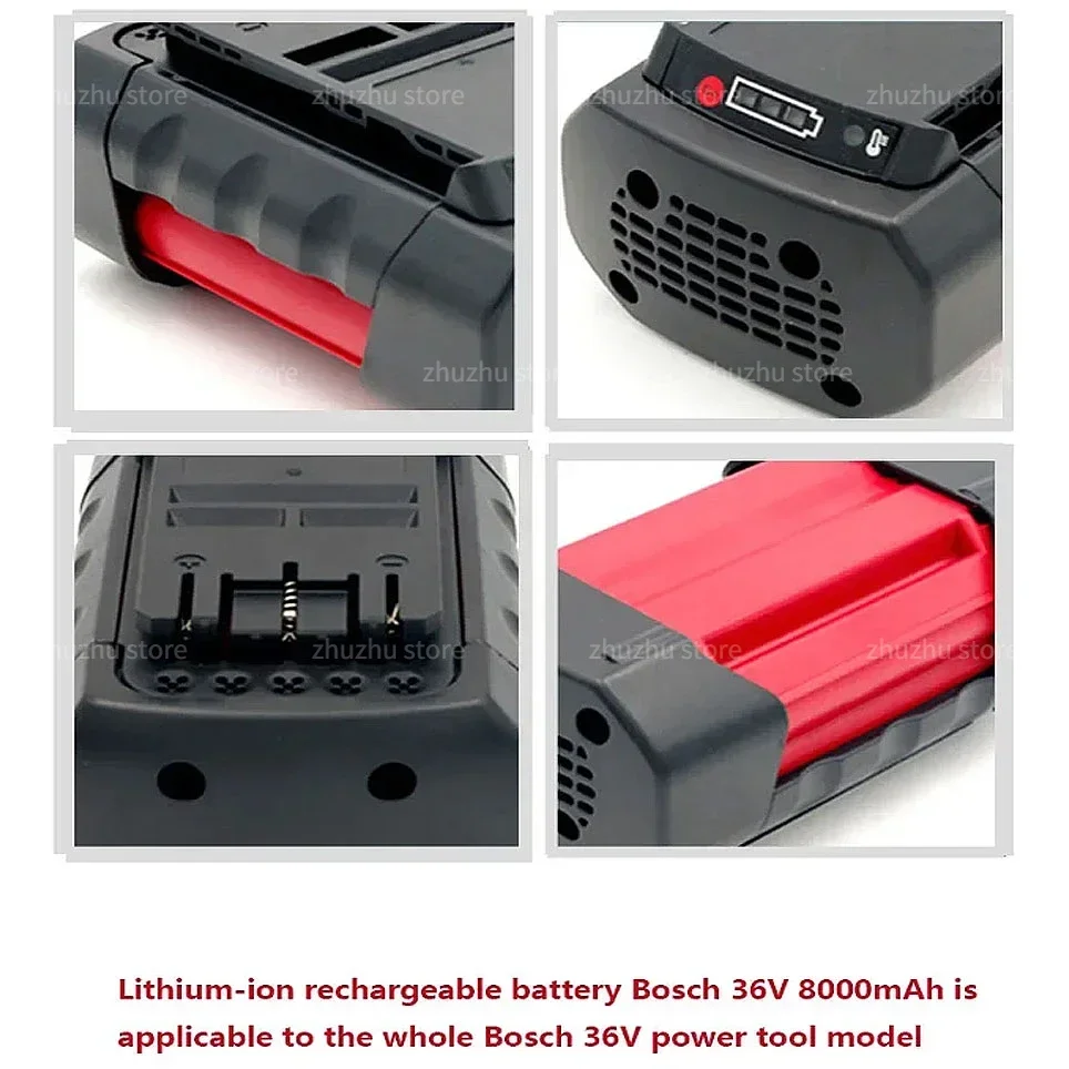 Batterie Ion Eddie pour Bosch, 36V, 6000mAh, 8000mAh, 9000mAh, BAT4030, BAT4040, BAT4050, BTA4060