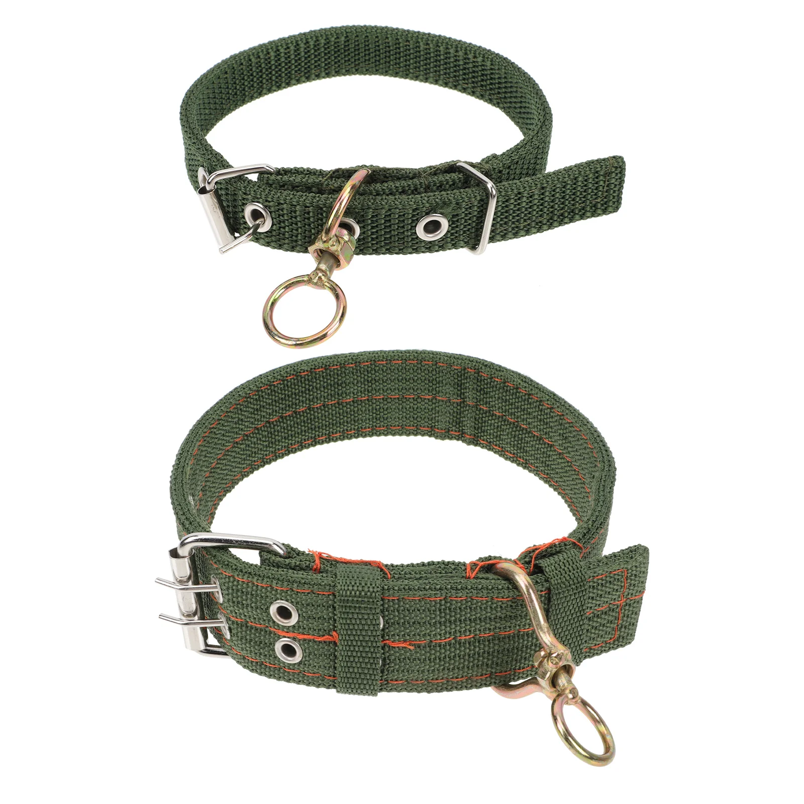 2 Pcs Sheep Collar Canvas Goat Tying Rope Accessories Pet Livestock Collars Thickened Supplies