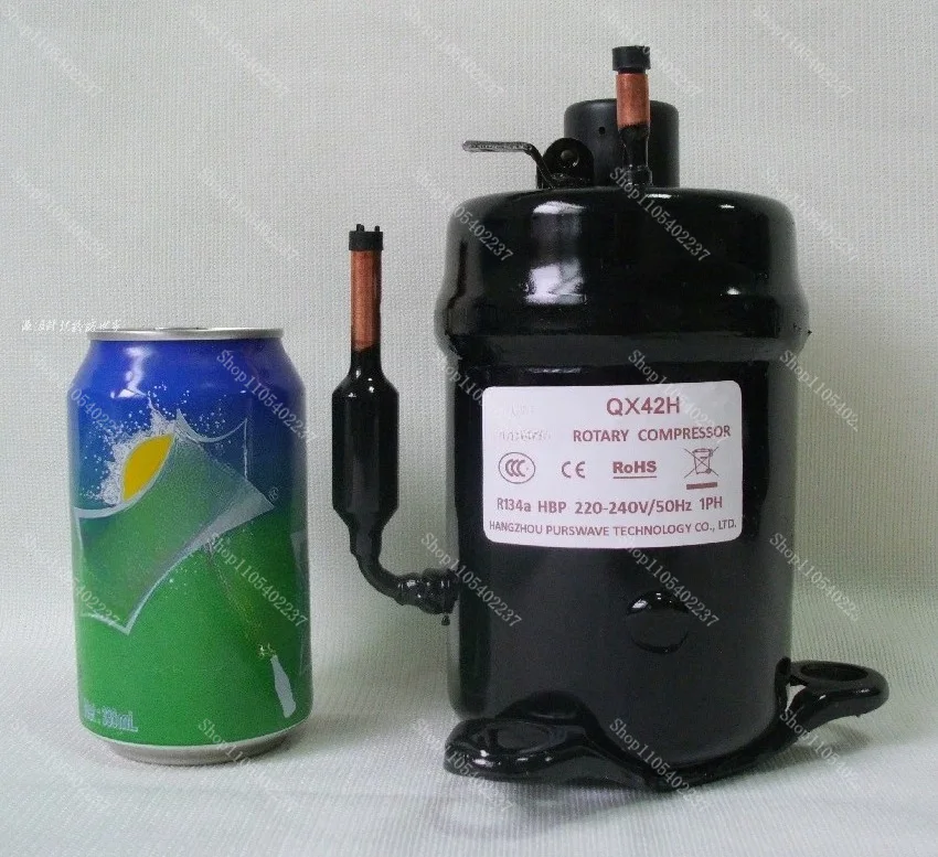 R134A Rotary Compressor QX36H for Dehumidifier Mini Rack Air Conditioner Water Chiller AC Refrigeration