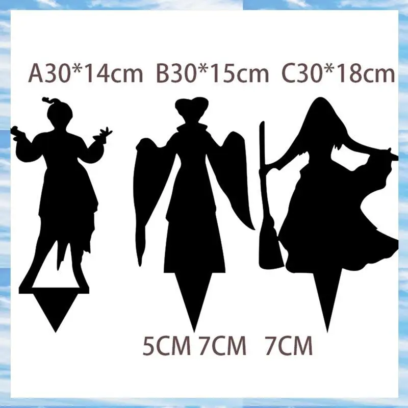 فلاش تريند 3 قطع ساندرسون سيسترز حديقة حصص الهالوين هوكوس بوكوس ديكور حفلة الهالوين #6