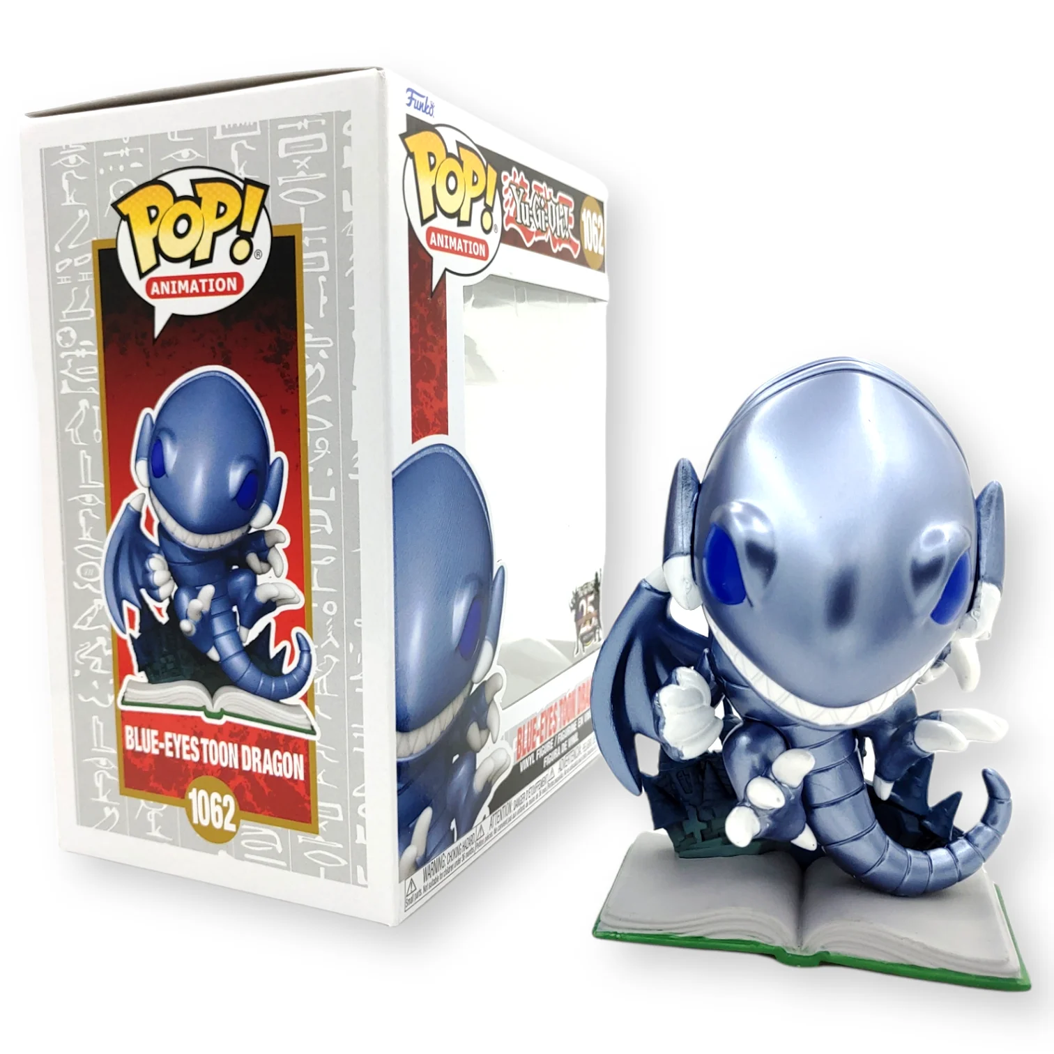 

Blue- Eyes Toon Dragon #1062 Figure -Funko Pop Official Genuine 25th Anniversary Limited Edition Figures,Yu-Gi-Oh! Fans Toy Gift
