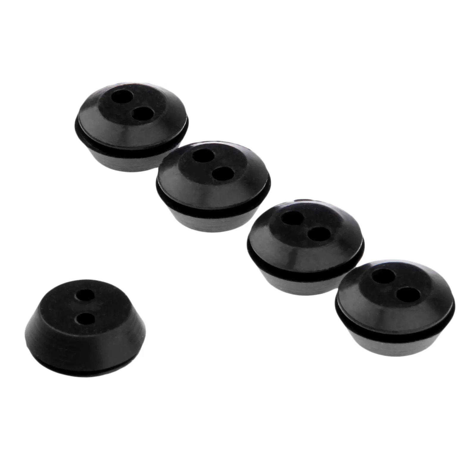 5pcs Fuel Pipe Hose Rubber Washer Oil Plug Grommet for Craftsman Strimmer Grass Trimmer Brush Cutter Blowers Black
