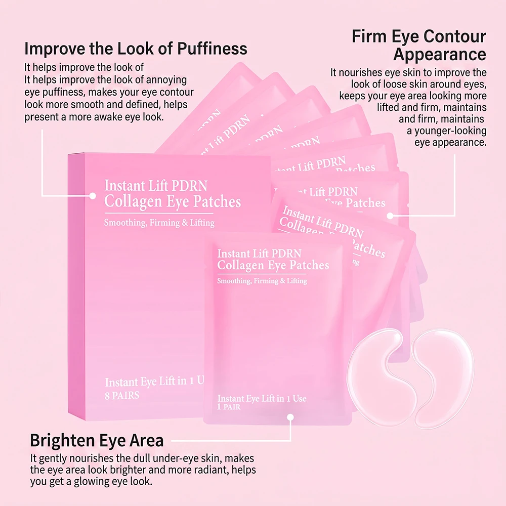 Collagen Eye Mask Moisturizing Hydrating Smoothing Under Eye Patches Fine Line Care Daily Nourishing
