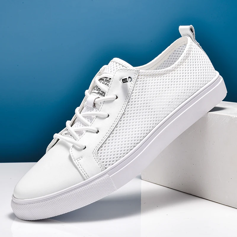 

2025 Men's New Autumn Breathable White Sneakers - Stylish Casual Loafers with Premium Feel