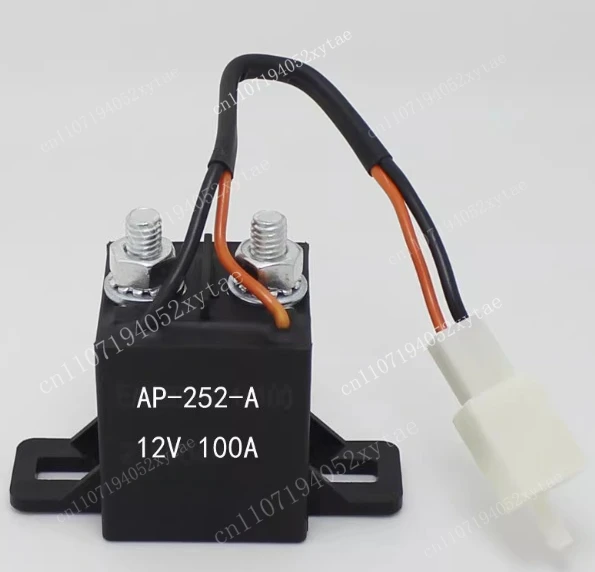 High voltage relay dc normally open 12v24v control high current 72v60v contactor 100a suitable for electric vehicles