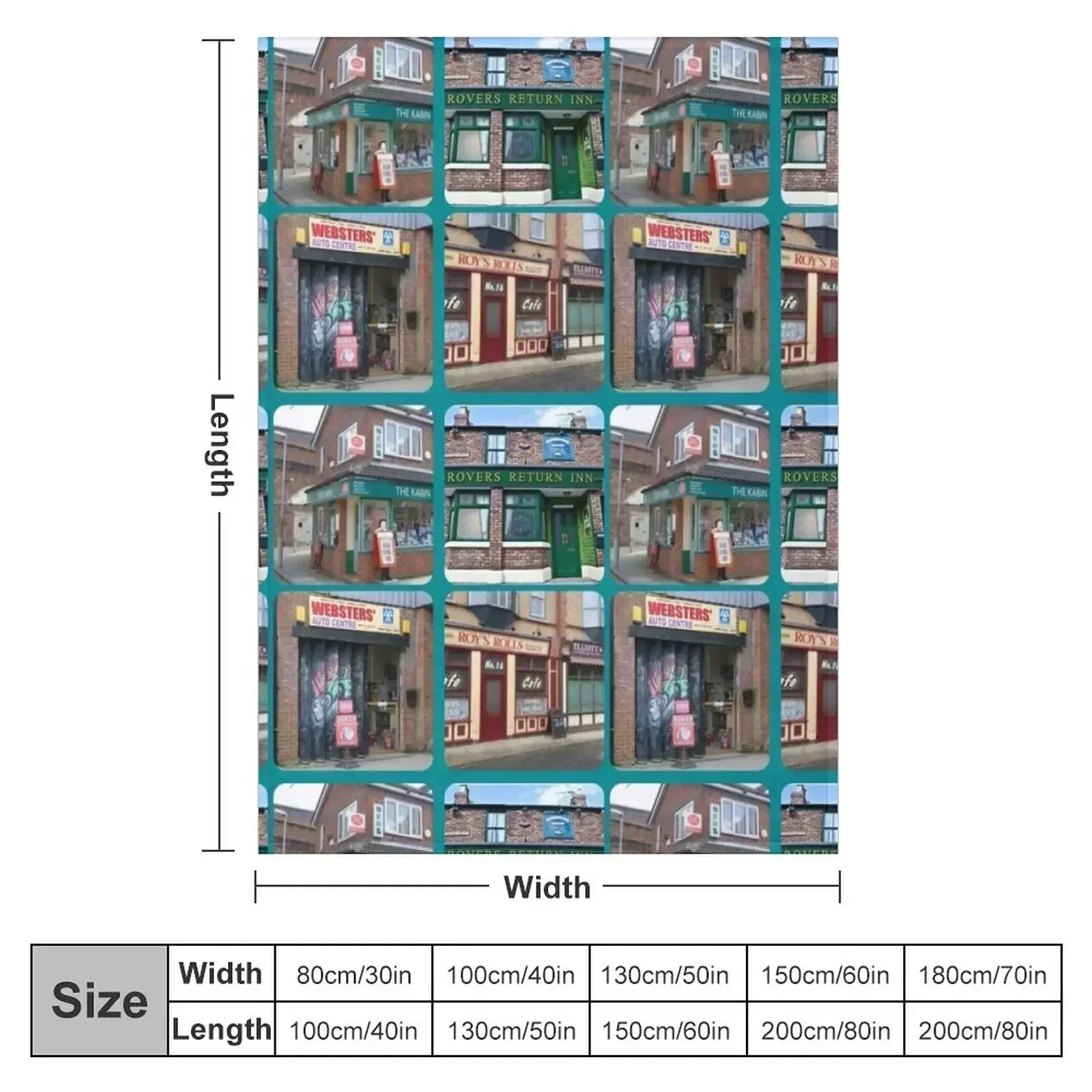 Corrie iconic buildings Throw Blanket Thins for babies Beach blankets ands Soft Big Extra Large Throw Blankets
