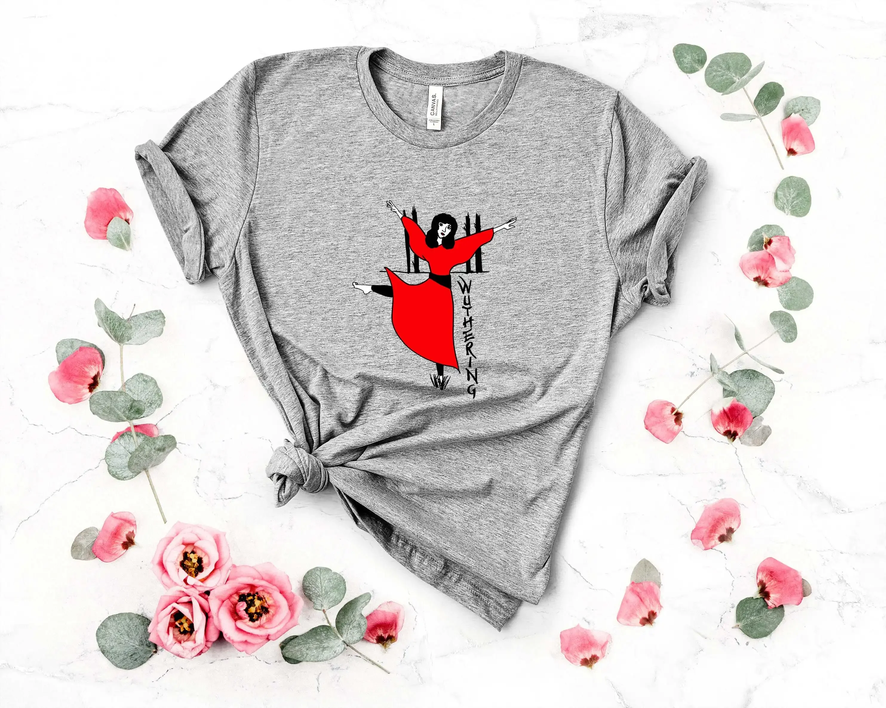 Camiseta Kate Bush Wuthering Heights Andrea Arnold Laurence Olivier Heath Cliff Catherine regalo librero