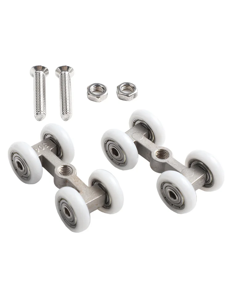 Door Parts Hanging Wheels Sliding Door Stable Performance For Home Sliding Doors Stability Easy Installation High Sensitivity