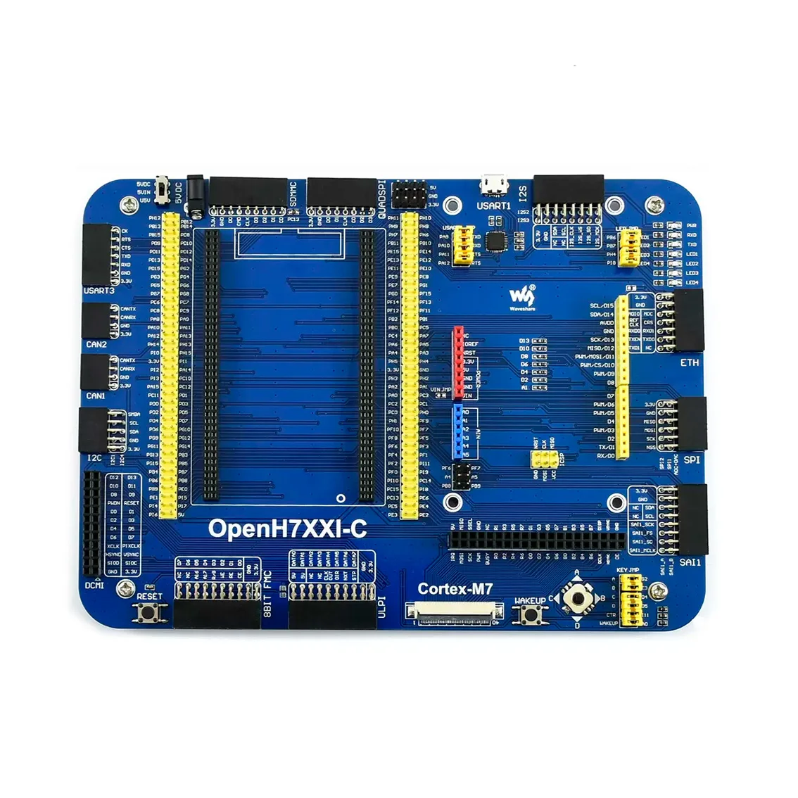 STM32 development board Cortex-M7 STM32H743I core board+bottom board with serial port module