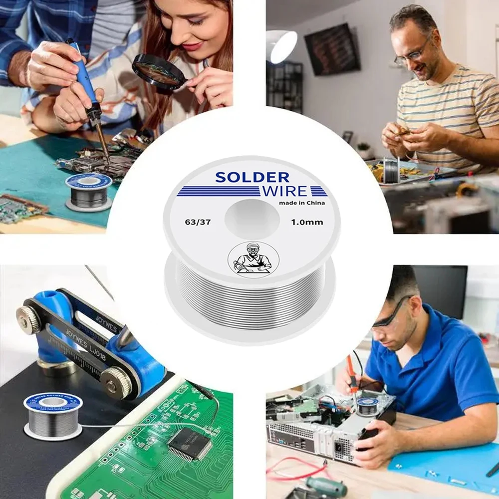 100/20g Solder Wire Tin Roll Clean Rosin Welding Core Soldering Wire Flux Reel Tube Low Temperature Easy Melt Solder Wire view 4