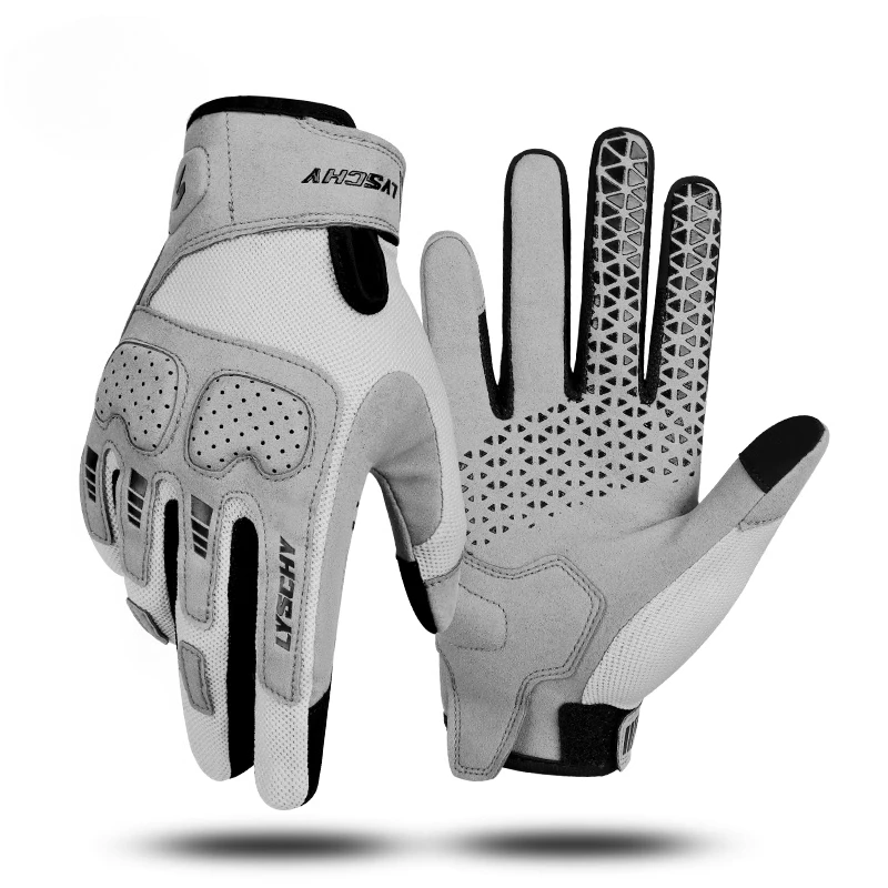 

Lyschy thunder wings summer motorcycle riding gloves men and women thin breathable anti-drop locomotive retro sunscreen gloves