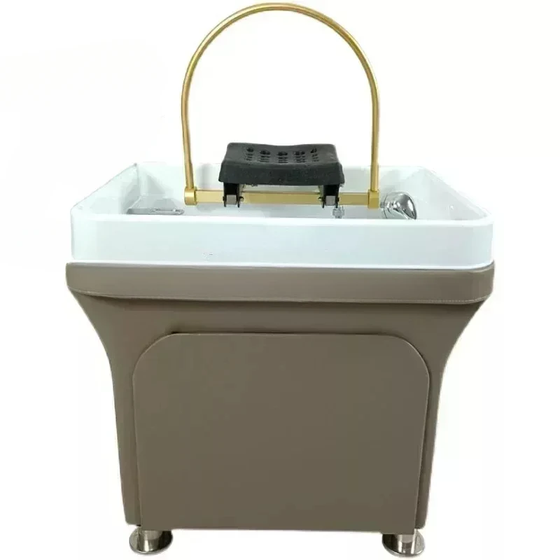 

Head Treatment Fumigration Spa Machine Mobile Shampoo Basin Beauty Salon Ear Cleaning Water Circulation