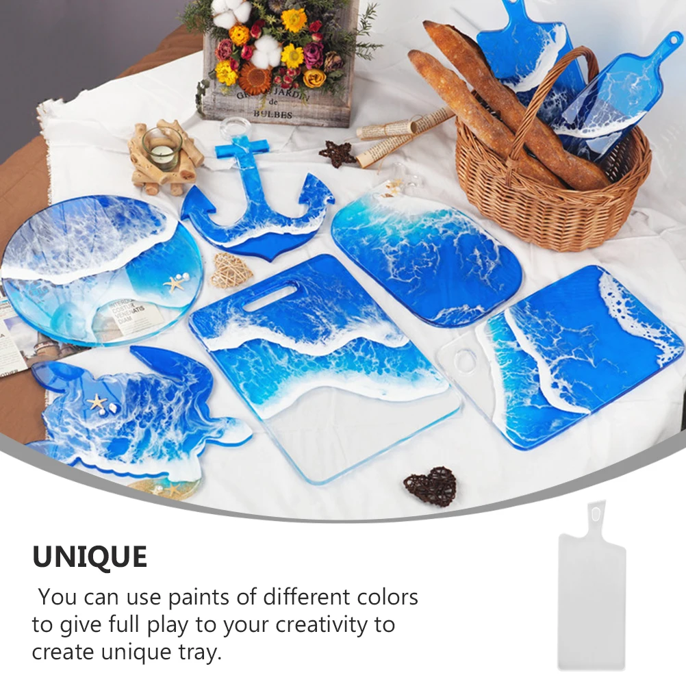 

Creative Reusable Silicone Diy Resin Molds Kit Epoxy Casting Tray Mold For Kids Teens Portable Design Durable Safe For Homemade