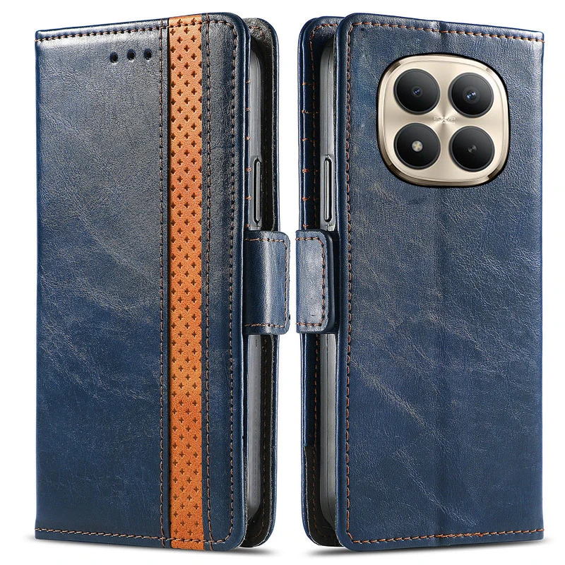 

Flip Spliced retro leather card Slot Wallet Cover For Xiaomi Redmi Note 13 13R 14 15 Pro+ Pro 14S RFID shockproof phone Case