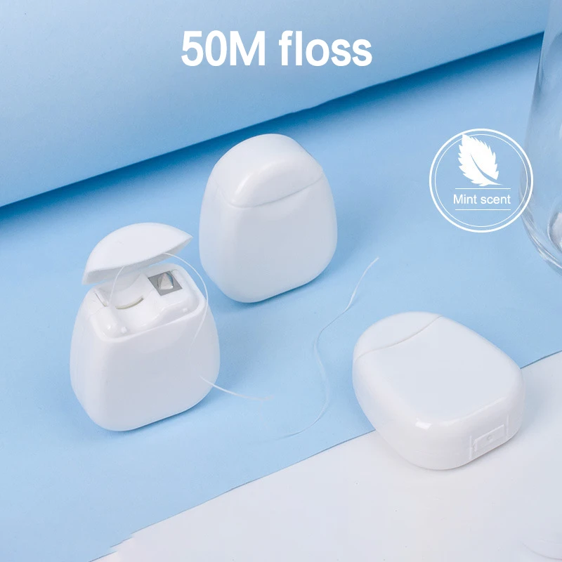 SW 1pc new Nylon Effective Plaque Teeth Protection Removal Thoroughly Cleaning Teeth Mint Dental Expansion Floss