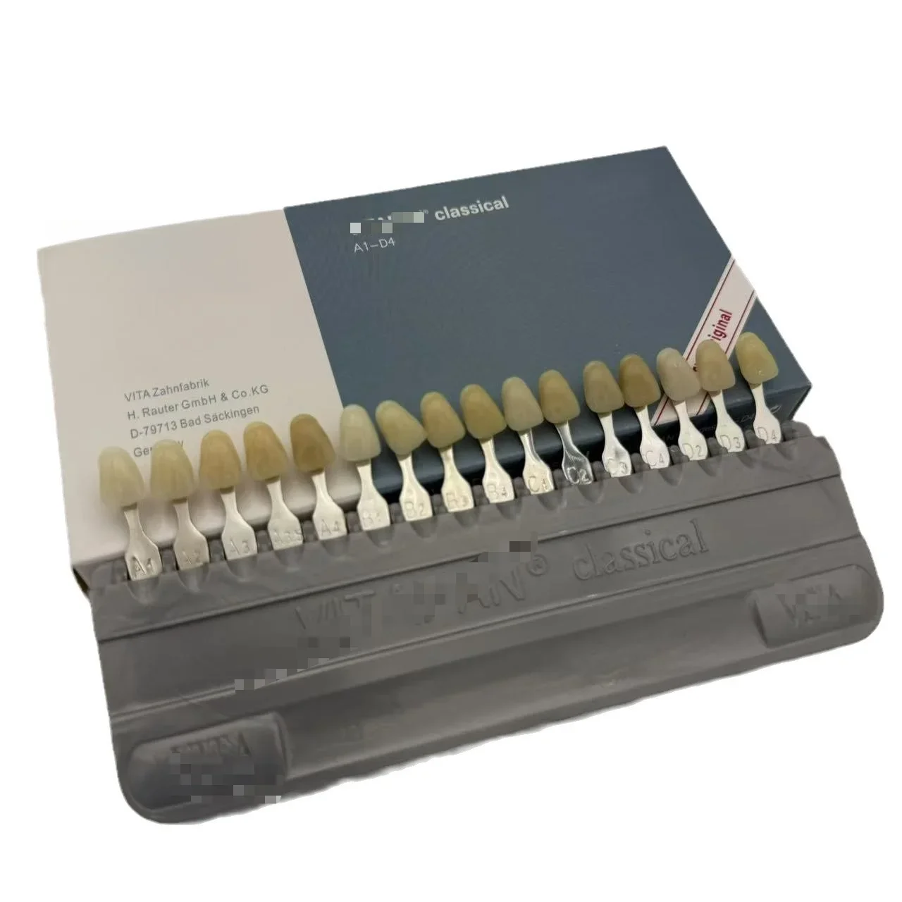 

1Box Dental Material 16Color Palette Tooth Color Comparison Specialized Composite Resin Oral Cavity Colorimetric Tool Laboratory