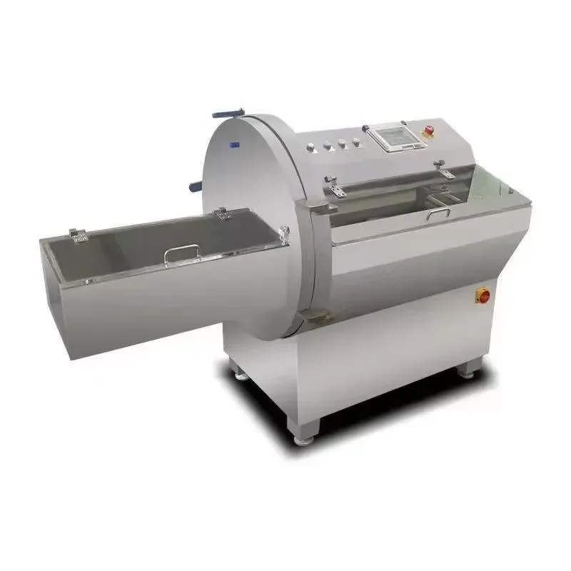 Industrial Frozen Meat Slicer Machine for Steak Ribs Bacon Chicken Duck Fish Ham Cheese Sausage Cutting
