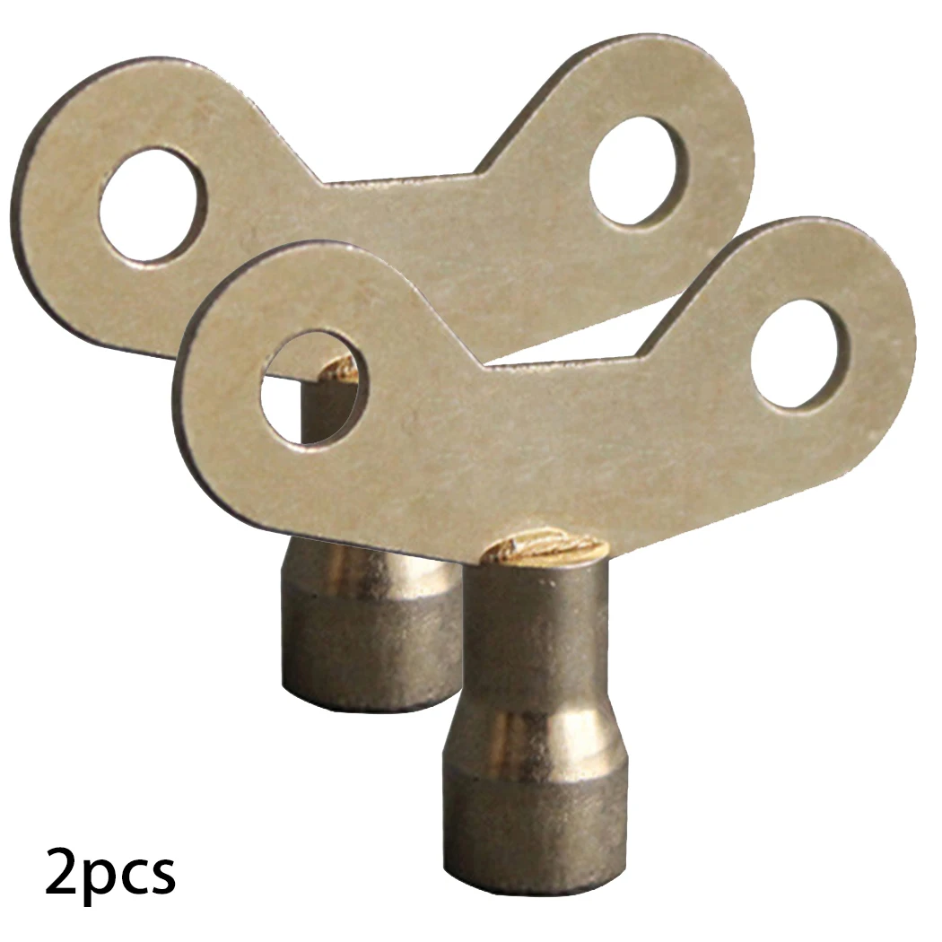 2 pezzi maniglia dell'interruttore dell'acqua del rubinetto Retro chiavi di spurgo dell'impianto idraulico del radiatore in ferro solido per la valvola dell'aria di sfiato chiave del rubinetto della cucina del bagno