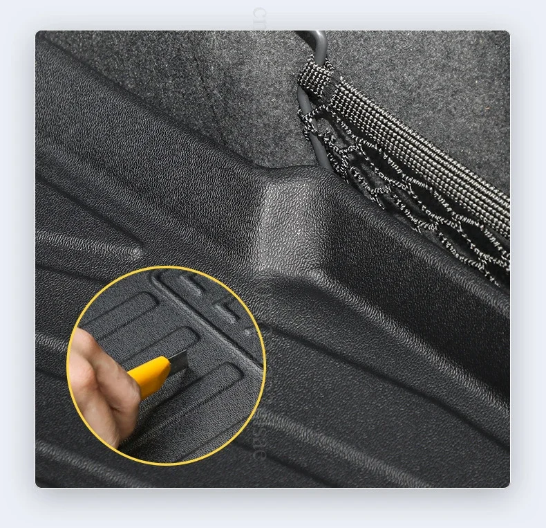 Car Trunk Mat For Toyota BZ4X TPE Accessories BZ3 2023 2022 Car Easy Installation Trunk Mat Rear Pads Interior Cargo Liner