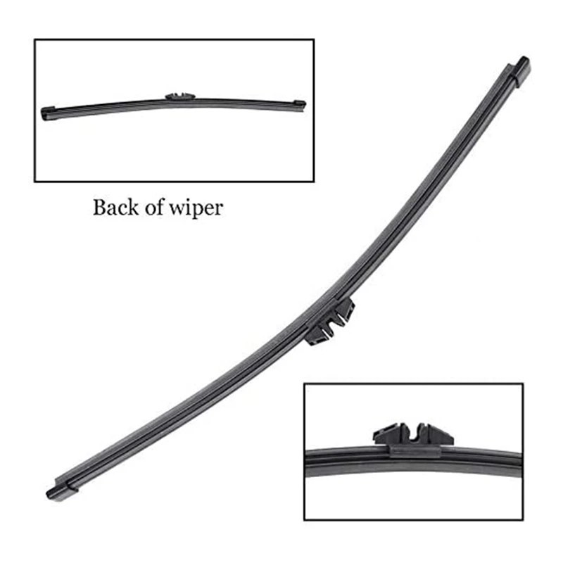 Car Front And Rear Wiper Blade Kit Windshield Wiper Strip Front Rear Window Wiper Kit For Volvo V40 2012-2017