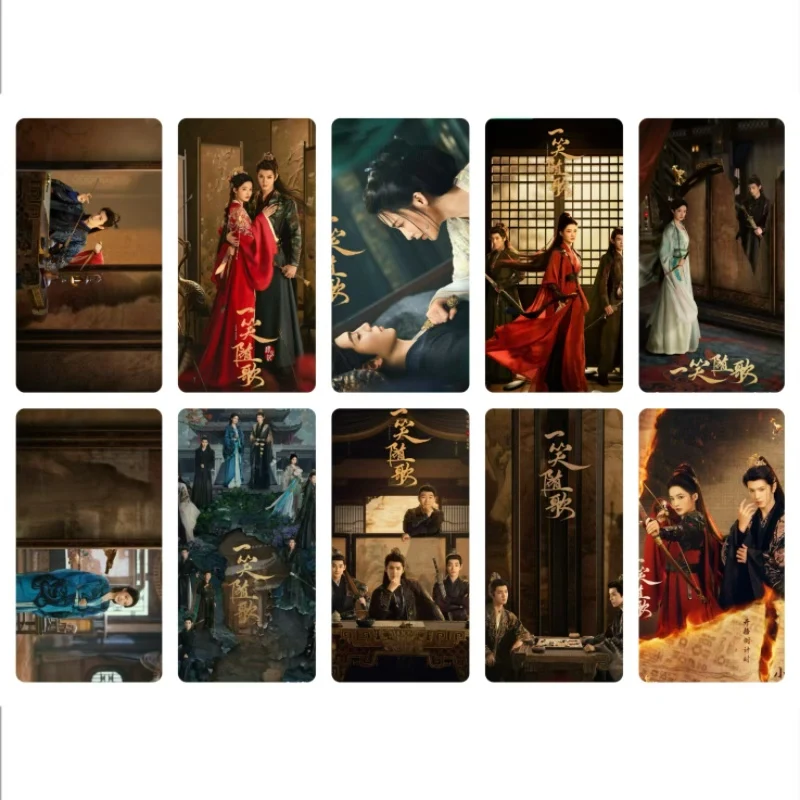 

10 шт./компл. наклейки для карт Chen Zheyuan Li Qin Chen Heyi TV Fated Hearts Feng Suige Drama Stills автобус телефон ноутбук DIY наклейка