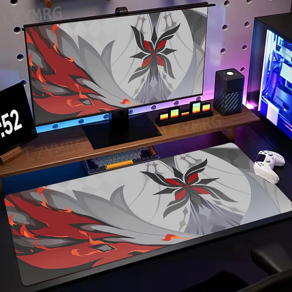 

Arlecchino Genshin Impact Mouse Pad Large Rubber Anti-slip PC Desk Accessories Mousepad for Offices and Gamer Keyboard Decor Mat