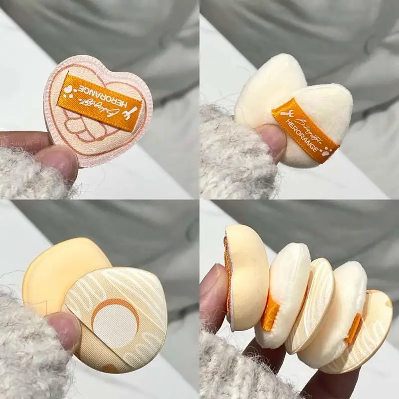 5 ชิ้น/กล่อง ชุดฟองน้ำแต่งหน้าแบบนุ่มพิเศษ ไม่ดูดซับ สำหรับใช้แบบแห้งและเปียก ดีไซน์น่ารัก พกพาสะดวก เหมาะสำหรับเป็นของขวัญ